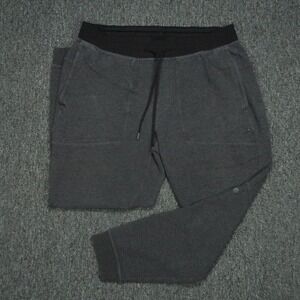 Lululemon Pants Mens XXL Gray At Ease Joggers Textured Stretch Zip Pocket 2XL
